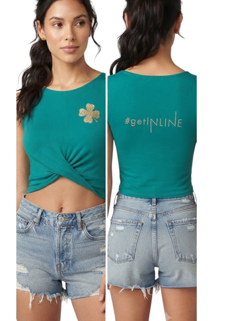 FASHION nova top in good condition size M